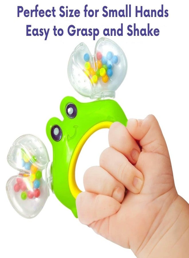 Fratelli Rattle Toys for Babies - Colorful Attractive Teethers for 0-12 Months Newborns - 5pc Train Set with Fun Colors & Soft Texture - Image 4